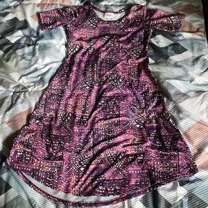 Purple LuLaRoe dress. Youth size 12.